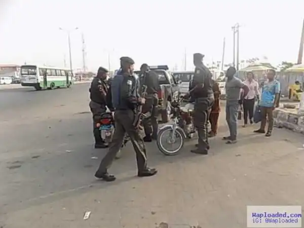 Police arrest Okada Riders trespassing on Highways in Lagos